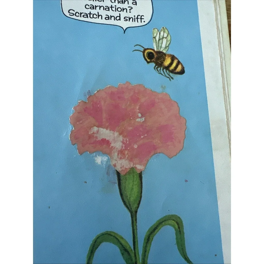 Vtg RARE 1972 Golden Scratch And Sniff Book Max The Nosey Bear Still SMELLS Fun! - Picture 5 of 13